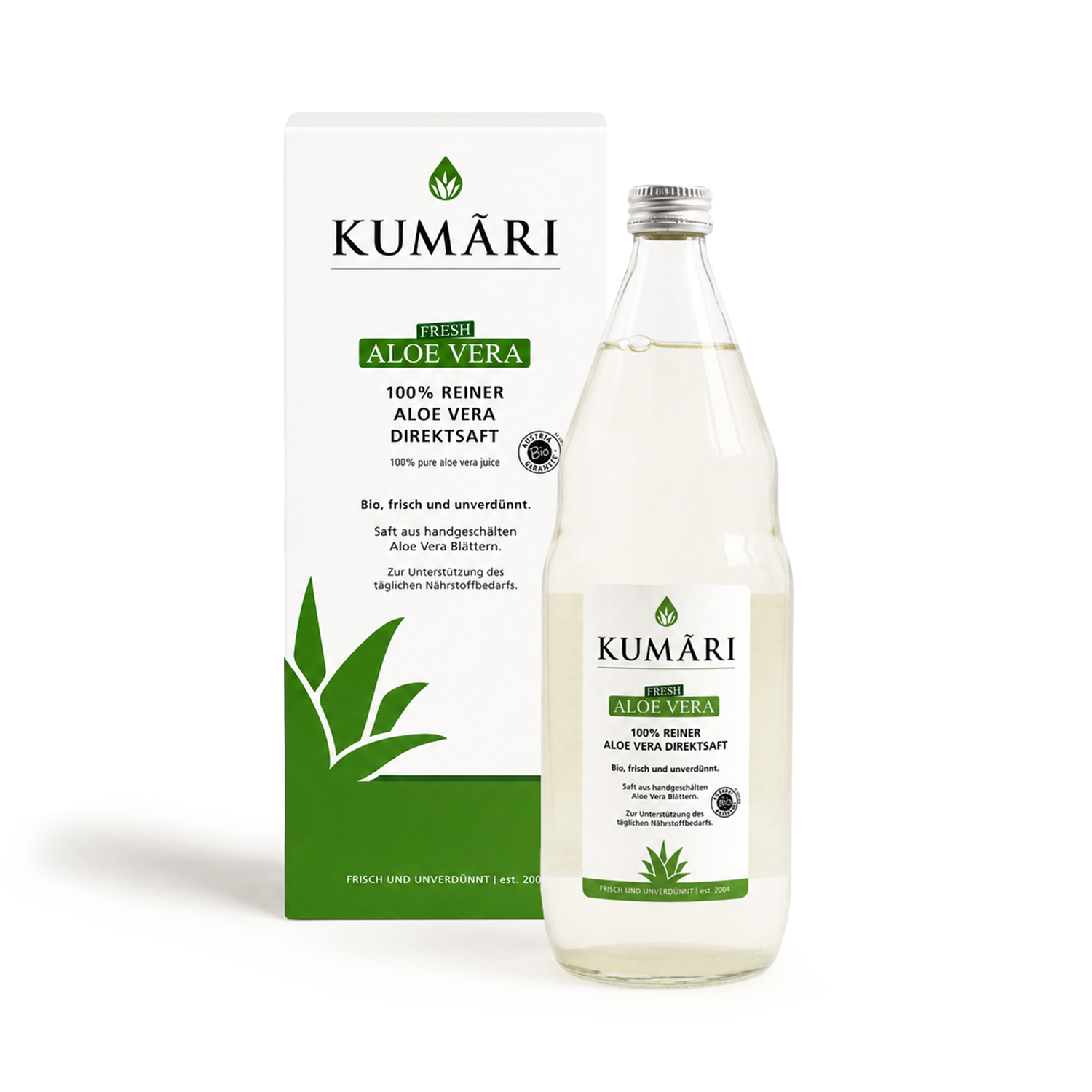 100% Bio Aloe Vera Direktsaft
